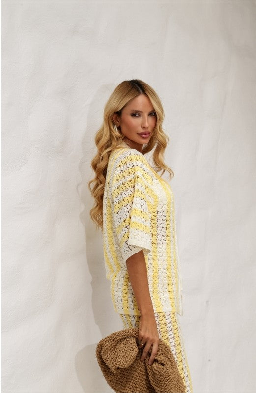 Kimono + Bali Pants Knit Set