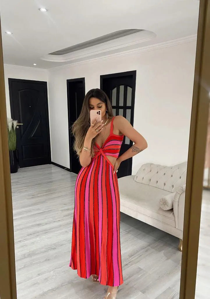 Jeniffer Modal Knit Dress with Lurex