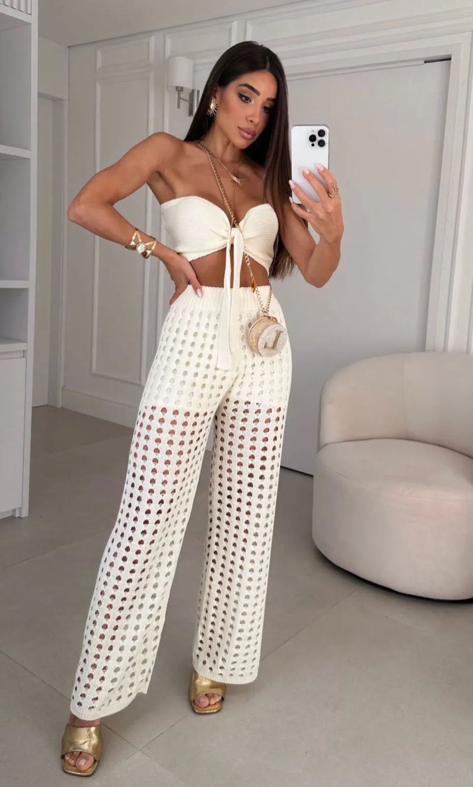 Conjunto Resort Tricot Modal Adrielle